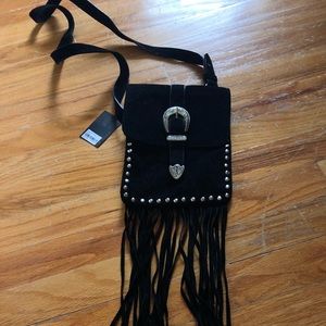 Brand new forever 21 crossbody fringe bag